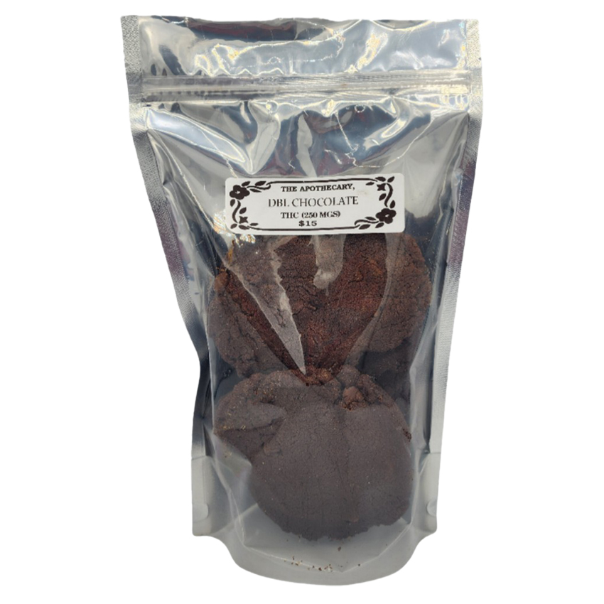 Double Chocolate Cookies - 250 mg THC