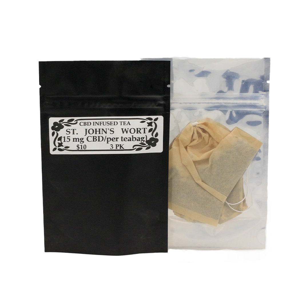 CBD Infused Tea - St. John's Wort, 3 tea bags