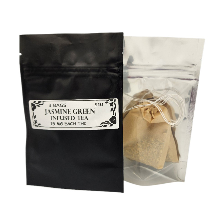 THC Infused Tea - Jasmine Green, 3 bags
